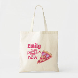 Personalised Funny Pizza Love Gift Tote Bag