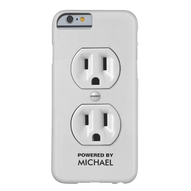 Personalised Funny Power Outlet Case-Mate iPhone Case (Back)