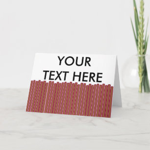 Personalised Funny Privacy Fence Graphic Card