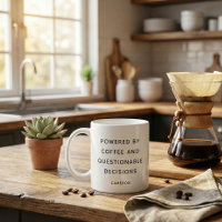 Personalised Funny Quote Coffee Lover Sarcastic