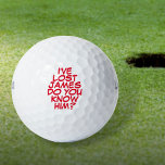 Personalised Funny Red Comic Book Lost Golf Balls<br><div class="desc">Never mix up your balls again!  Personalise the name to create unique golf balls designed to put a wham,  bang,  zap into anyone's game. Designed by Thisisnotme©</div>