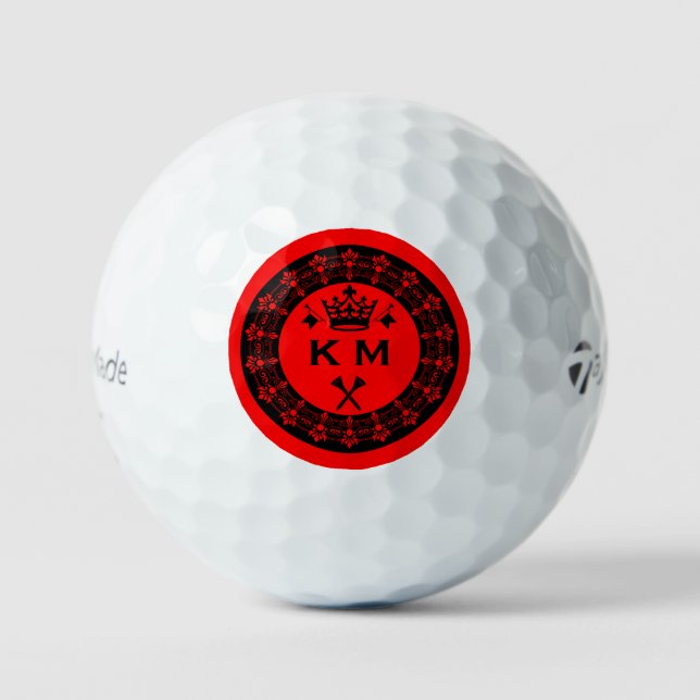 Personalised Funny Royal Golf Ball (Front)