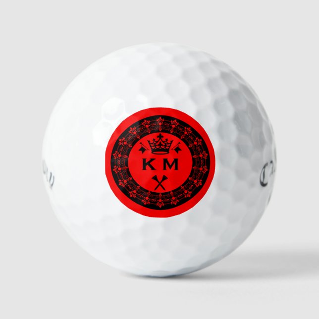 Personalised Funny Royal Golf Ball (Front)