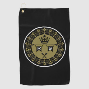 Personalised Funny Royal Golf Ball Towel
