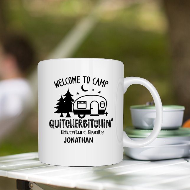 Personalised Funny Sarcastic Camping    Coffee Mug (Creator Uploaded)
