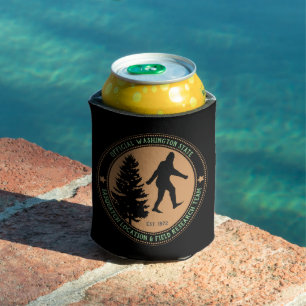 Personalised Funny Sasquatch Location and Research Can Cooler
