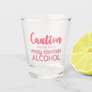 Personalised Funny Shot Glass