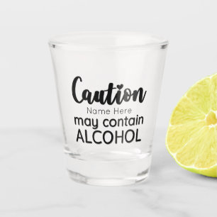 Personalised Funny Shot Glass