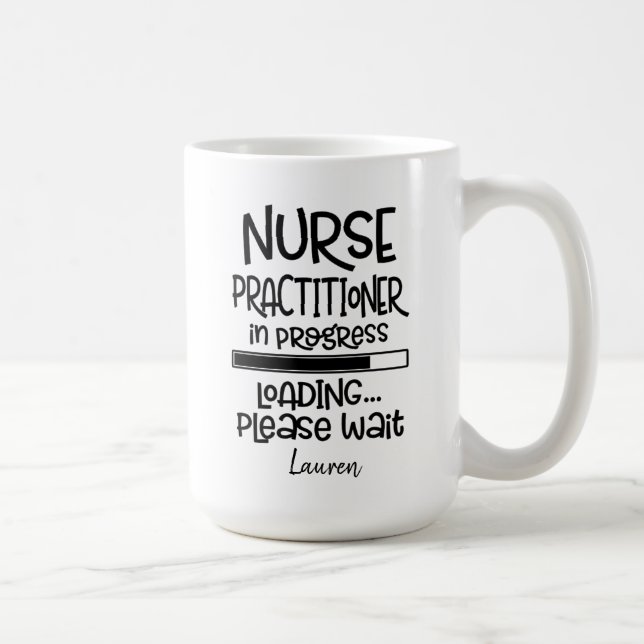 Personalised Funny Student Nurse Practitioner   Coffee Mug (Right)