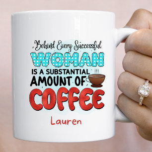Personalised Funny  Successful Women's  Coffee Mug