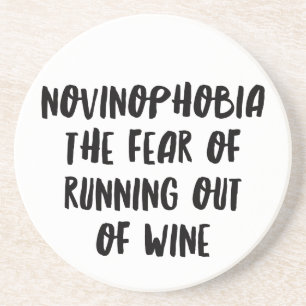 Personalised Funny Wine Bar Quotes XV Coaster