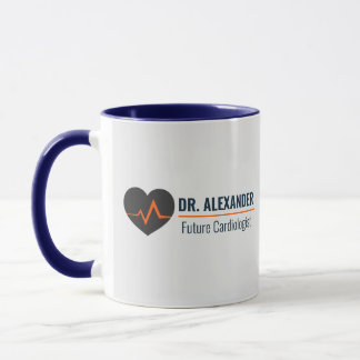 Personalised future cardiologist coffee  mug
