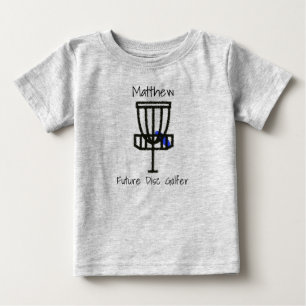Personalised Future Disc Golfer Baby T-Shirt