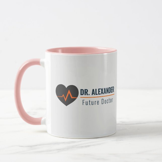 Personalised future doctor coffee  mug (Left)