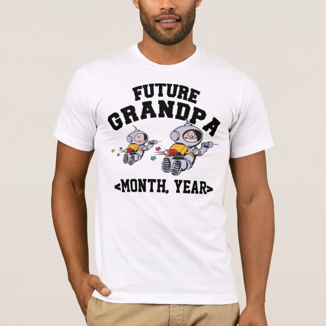 Personalised Future Grandpa T-Shirt (Front)