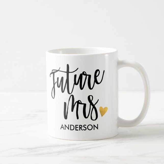 Personalised,Future Mrs.2 Coffee Mug (Right)