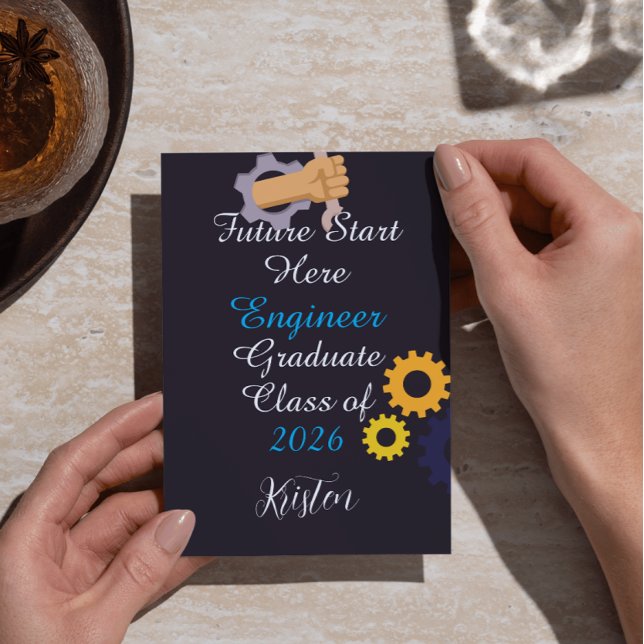 Personalised future start hete Engineer graduate  Invitation (Creator Uploaded)