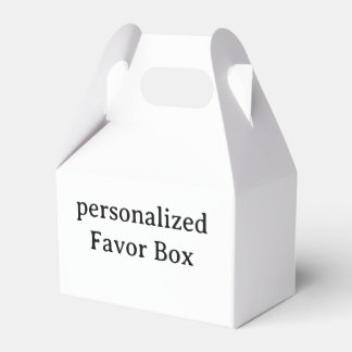 personalised Gable 4x2.5x5 Favour Box