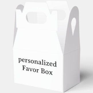 personalised Gable 5x3x6.5 Favour Box