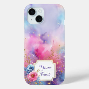 Personalised Galactic Bloom iPhone 15 Case