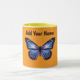 Personalised Galaxy Butterfly Cosmic Nebula Aesthe Mug