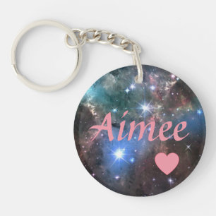 Personalised Galaxy Key Ring