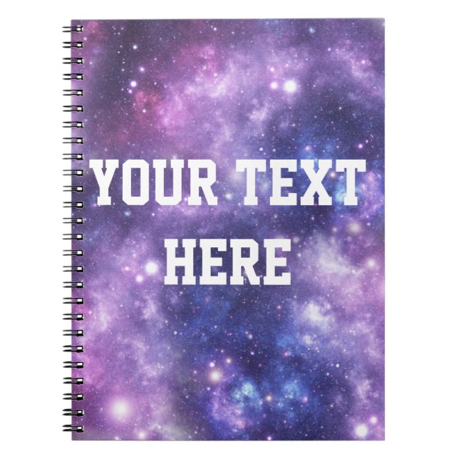 Personalised Galaxy Notebook (Front)