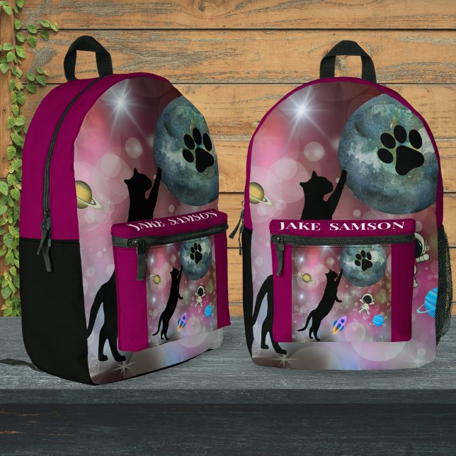 Personalised Galaxy Space Funny Backpack for Kids (Creator Uploaded)