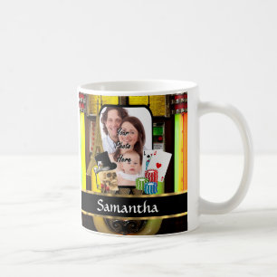 Personalised gambler coffee mug