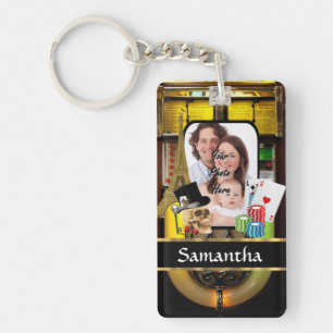 Personalised gambler key ring