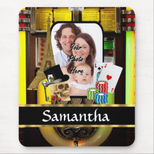 Personalised gambler mouse pad