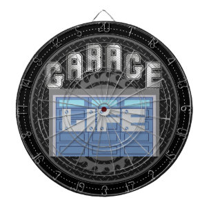 Personalised Garage Life Dartboard