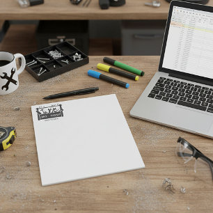 Personalised garage notepad