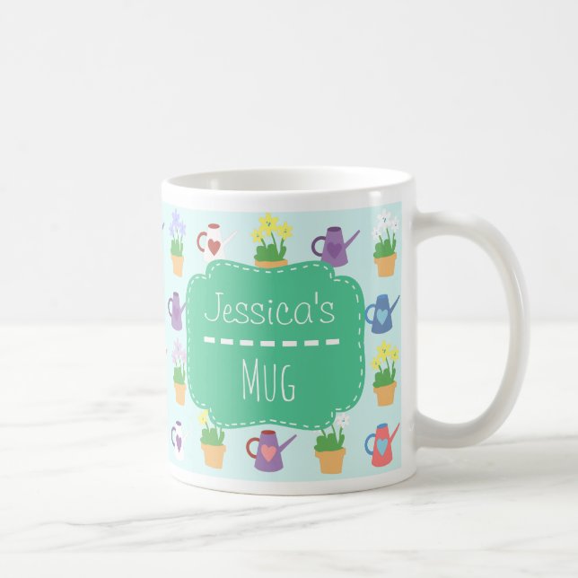 Personalised Garden Mug (Right)