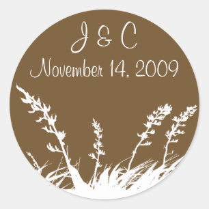 Personalised Garden Silhouette Envelope Seal