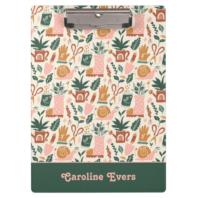 Personalised Gardening Clipboard (Front)