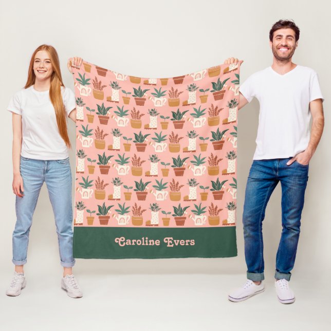 Personalised Gardening Fleece Blanket (In Situ)