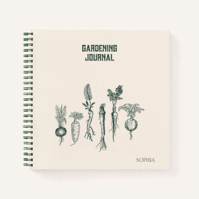 Personalised Gardening Journal (Front)