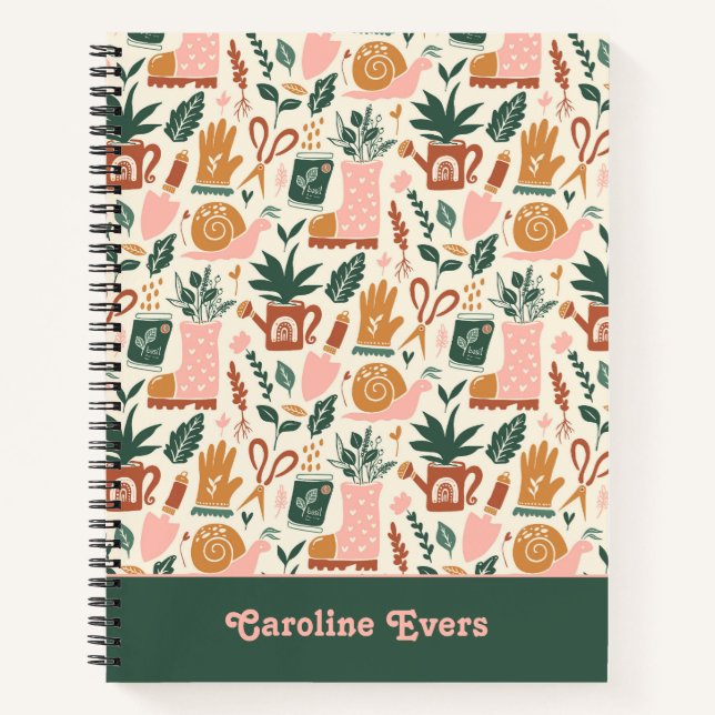 Personalised Gardening Notebook (Front)