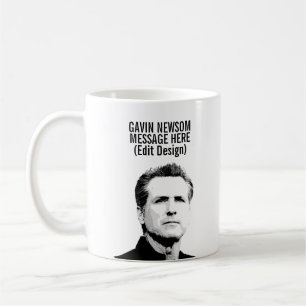 Personalised Gavin Newsom Coffee Mug