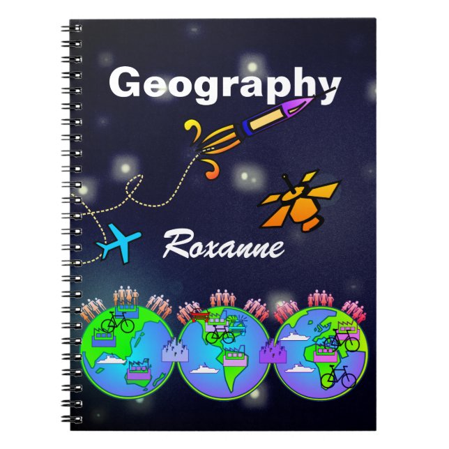 Personalised Geography NoteBook (Front)