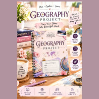 Personalised Geography Project Notebook | Vintage