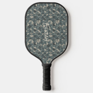 Personalised Geometric Design Pickleball Paddle