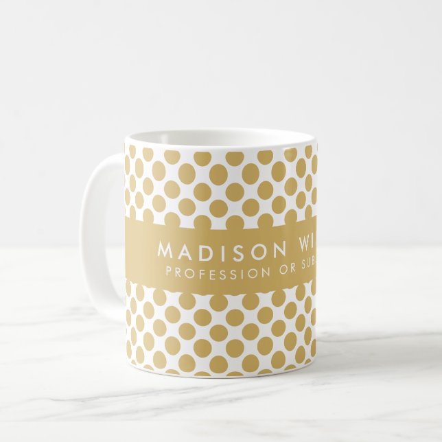 Personalised Geometric Pattern Mug (Front Left)