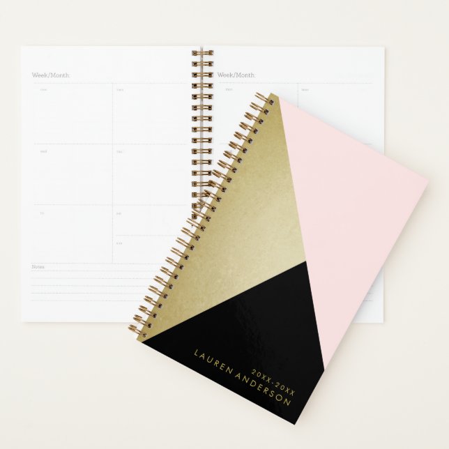 Personalised Geometric Spiral Agenda Planner (Display)