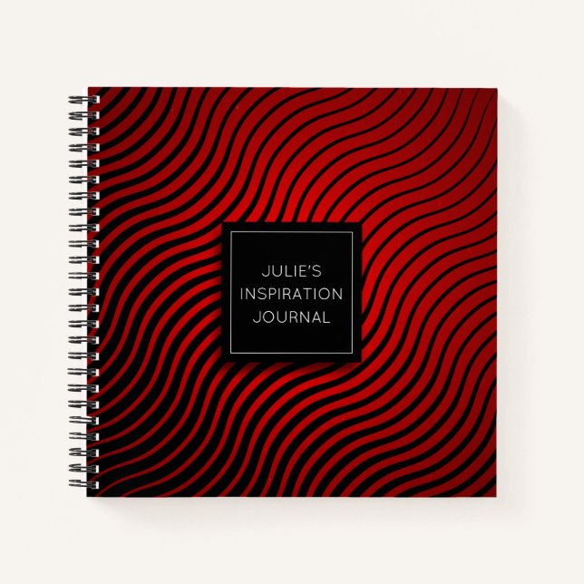Personalised Geometric Waves Journal (Front)