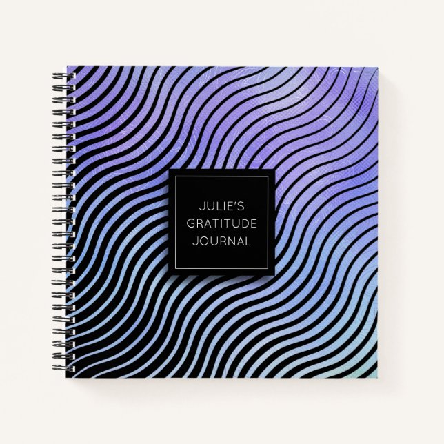 Personalised Geometric Waves Journal (Front)