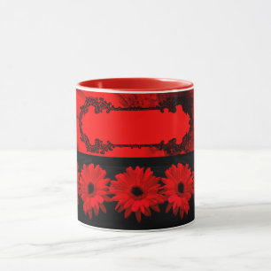 Personalised Gerbera Daisy Mug