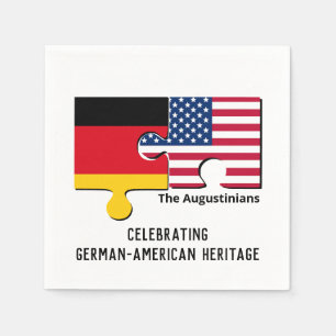 Personalised GERMAN AMERICAN Napkin