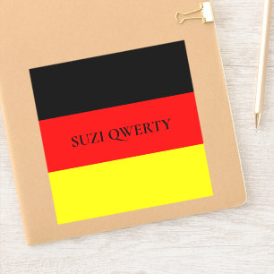 Personalised German Flag